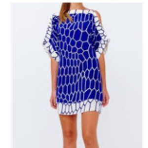 Alice and Trixie Silk Cold Shoulder Dress